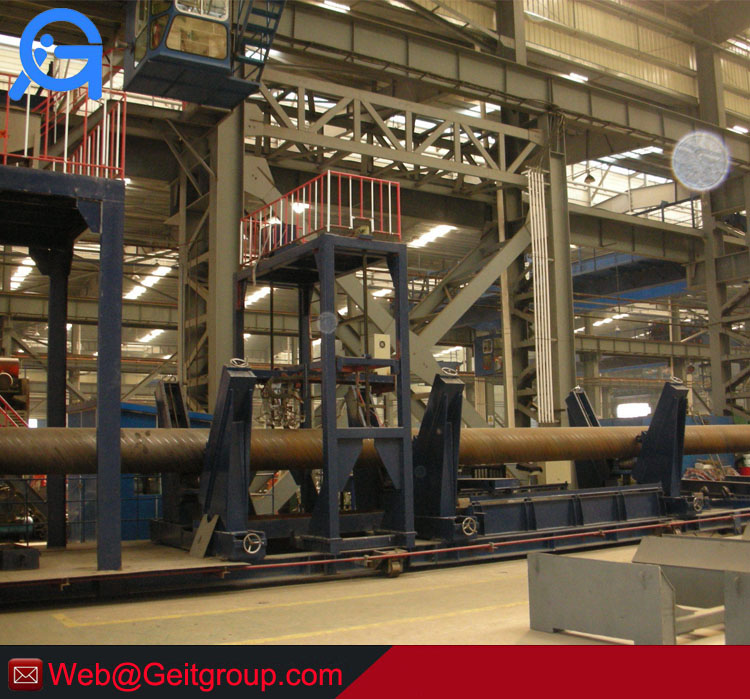 Helical Submerged Arc Welded Pipe (HSAW) mill line